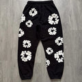 Black Denim Tear Pant