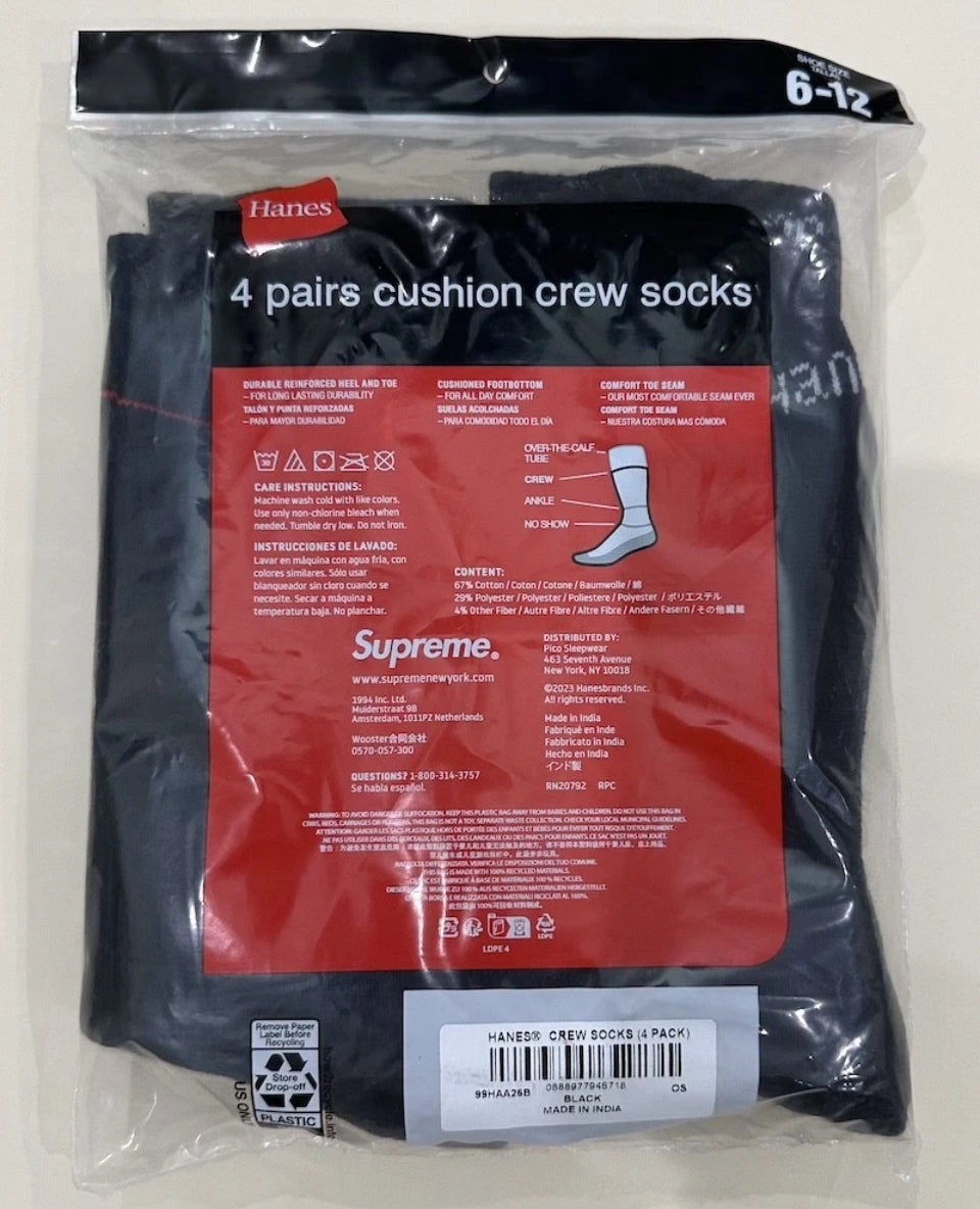 Supreme x HANES Socks