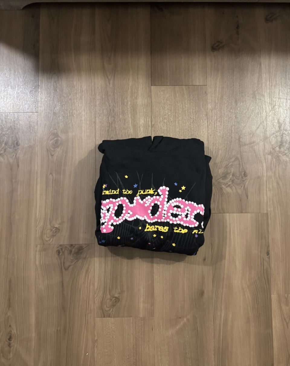 Black & Yellow SP5DER Hoodie